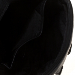 Pre Owned Tumi Black Leather Murano Sling Backpack