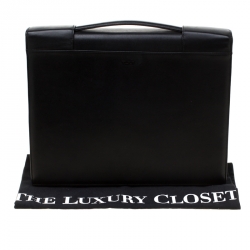 Pre Owned Tumi Black Leather Organizer Case