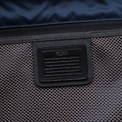 Tumi Blue/Grey Nylon Alpha II Continental Expandable 4 Wheeled Carry-On Luggage Bag