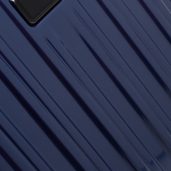 Pre Owned TUMI Blue/Black Plastic Rollenkoffer International Trolley