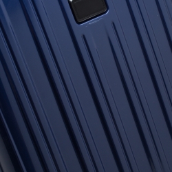 Pre Owned TUMI Blue/Black Plastic Rollenkoffer Packing Case Trolley 