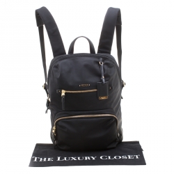 Pre Owned Tumi Black Nylon Hartford Backpack