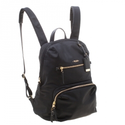 Pre Owned Tumi Black Nylon Hartford Backpack