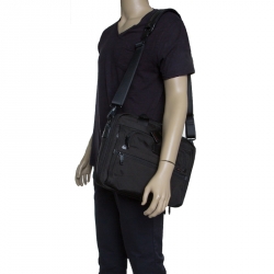 Pre Owned Tumi Black Nylon Alpha T-Pass Luggage Travel Bag