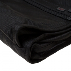 Pre Owned Tumi Black Nylon Tri Fold Garment Luggage Travel Bag