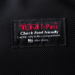 Tumi Black Nylon Expandable Backpack 