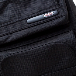 Tumi Black Nylon Expandable Backpack 