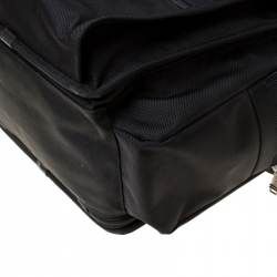 Tumi Black Nylon Expandable Backpack 