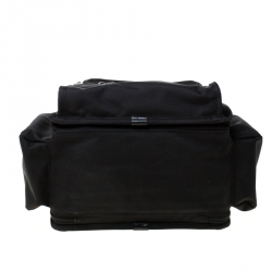 Tumi Black Nylon Expandable Backpack 