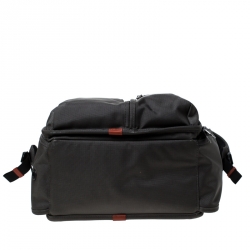 Pre Owned Tumi Dark Grey Nylon Compact Backpack 