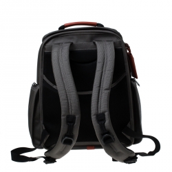 Pre Owned Tumi Dark Grey Nylon Compact Backpack 