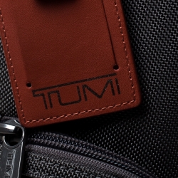 Pre Owned Tumi Dark Grey Nylon Compact Backpack 