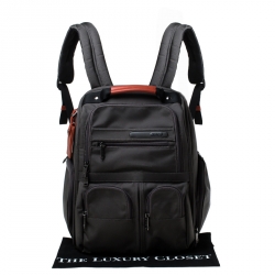 Pre Owned Tumi Dark Grey Nylon Compact Backpack 