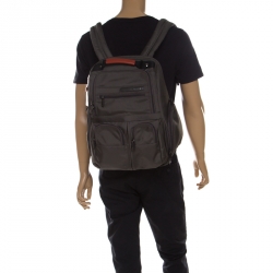 Pre Owned Tumi Dark Grey Nylon Compact Backpack 