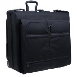 Pre Owned Tumi Black Ballistic Nylon Long Wheeled Garment Bag