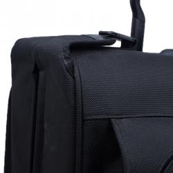 Pre Owned Tumi Black Ballistic Nylon Long Wheeled Garment Bag