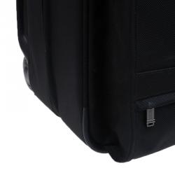 Pre Owned Tumi Black Ballistic Nylon Long Wheeled Garment Bag