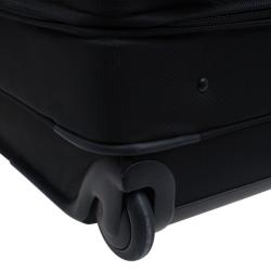 Pre Owned Tumi Black Ballistic Nylon Long Wheeled Garment Bag