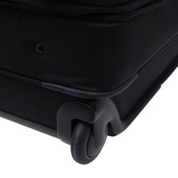 Pre Owned Tumi Black Ballistic Nylon Long Wheeled Garment Bag