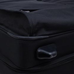Pre Owned Tumi Black Ballistic Nylon Long Wheeled Garment Bag