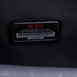 Pre Owned Tumi Black Ballistic Nylon Long Wheeled Garment Bag