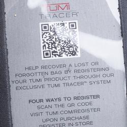 Pre Owned Tumi Black Ballistic Nylon Long Wheeled Garment Bag