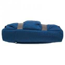 Pre Owned Tumi Blue Nylon Alpha Bravo McNair Slim Briefcase Bag