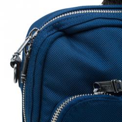 Pre Owned Tumi Blue Nylon Alpha Bravo McNair Slim Briefcase Bag