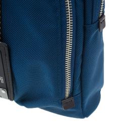 Pre Owned Tumi Blue Nylon Alpha Bravo McNair Slim Briefcase Bag
