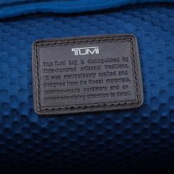 Pre Owned Tumi Blue Nylon Alpha Bravo McNair Slim Briefcase Bag