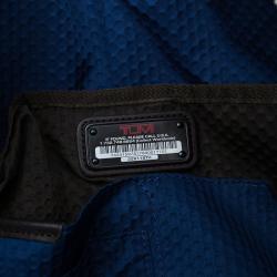 Pre Owned Tumi Blue Nylon Alpha Bravo McNair Slim Briefcase Bag