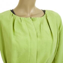 Pre Owned Jaeger Yellow Green Jacket