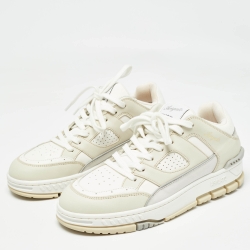 Axel Arigato White/Cream Leather Low Top Sneakers Size 41