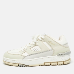Axel Arigato White/Cream Leather Low Top Sneakers Size 41