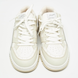 Axel Arigato White/Cream Leather Low Top Sneakers Size 41
