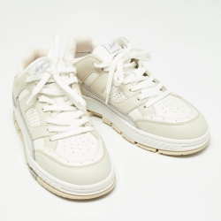 Axel Arigato White/Cream Leather Low Top Sneakers Size 41