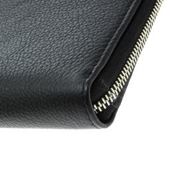 Pre Owned حقيبة مستندات مون بلان مايستر ستاك جلد أسود