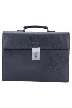Gucci Black Leather Code Lock Briefcase