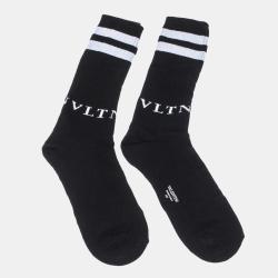 Black/ Cotton Vltn Socks