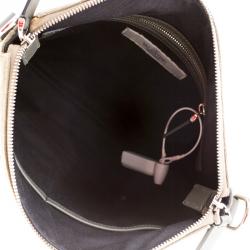 Valentino Olive Canvas Rockstud Bordado Messenger Bag