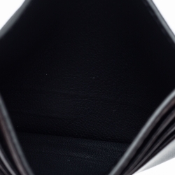 Valentino Black Leather VLTN Logo Card Holder