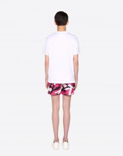 Valentino Pink/Army Camouflage Printed Nylon Swimsuit XL