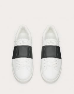 Valentino Two Tone Leather Open Sneakers Size 41