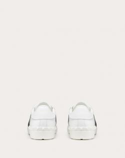 Pre Owned Valentino Two Tone Leather Open Sneakers Size 39