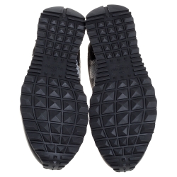 مملوكة مسبقًا Valentino Multicolor Mesh Fabric Camouflage Rockrunner Sneakers Size 41