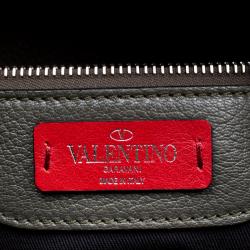 Valentino Olive Leather Traveller Backpack