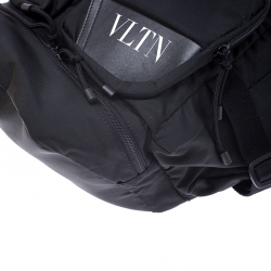 Pre Owned Valentino Black Nylon Backpack