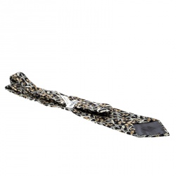 Pre Owned Valentino Cravatte Multicolor Floral Printed Silk Traditional Tie