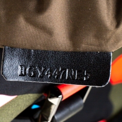 Valentino Multicolor Nylon Large Rockstud Holdall Duffle Bag