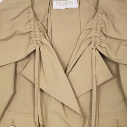Pre Owned Valentino Cream Cotton Jacket M